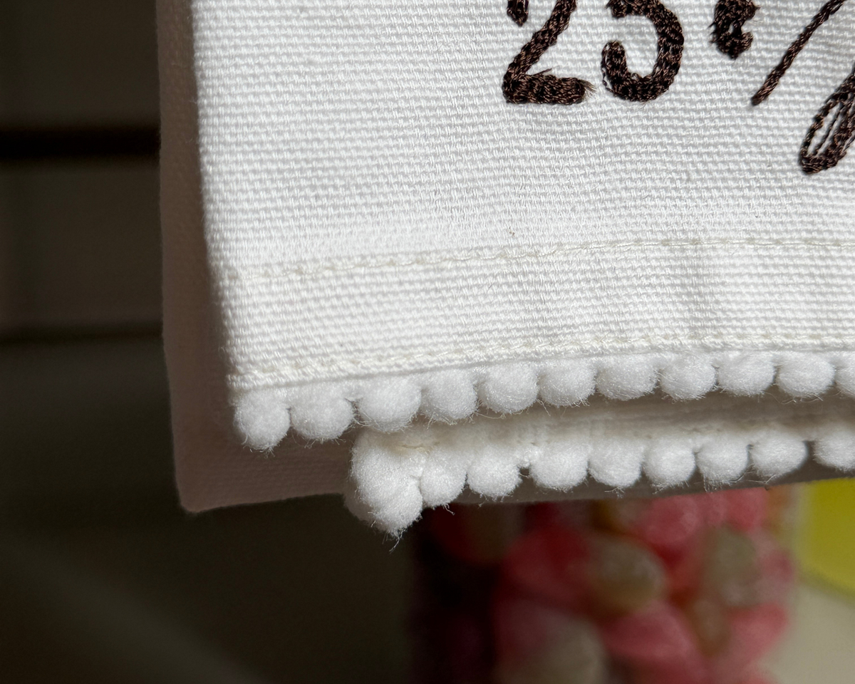 Farm Fresh Strawberries Embroidered Tea Towel – Cottage Kitchen Strawberry Decor